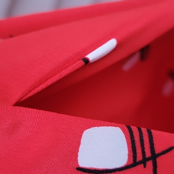 VINTAGE SUNSHINE STARSHINE WOMENS RED DRESS SIZE 16 - Picture 7 of 10